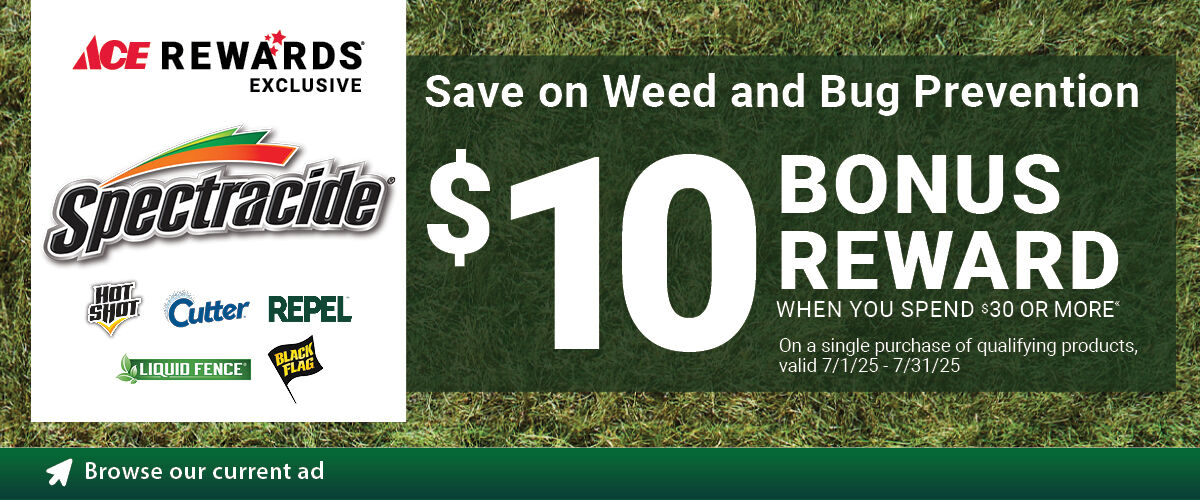 July - $10 Bonus Rewards on Bug Control