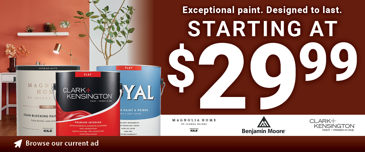 June - Paint at $29.99