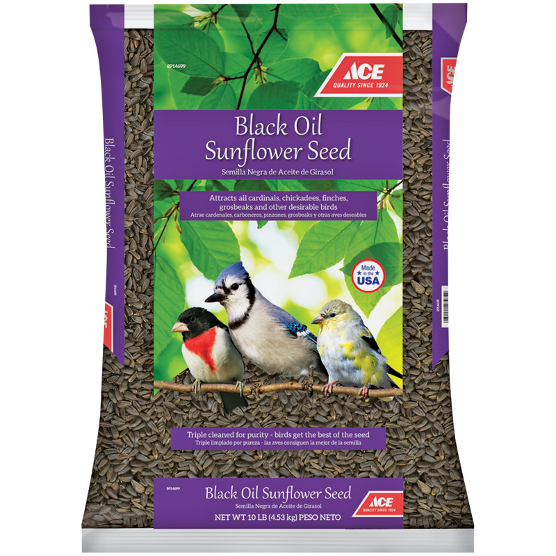 Ace® Black Oil Sunflower Seed, 10 Lb.