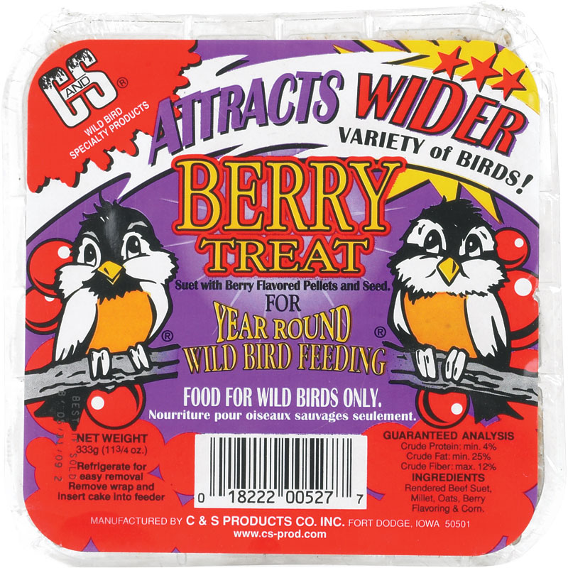 C&S® Berry Treat Suet Cake, 11.75 Oz.