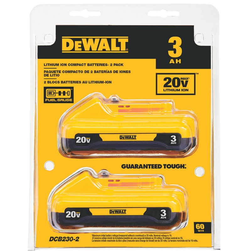 DeWalt® 20V Max Battery, 2/Pk.