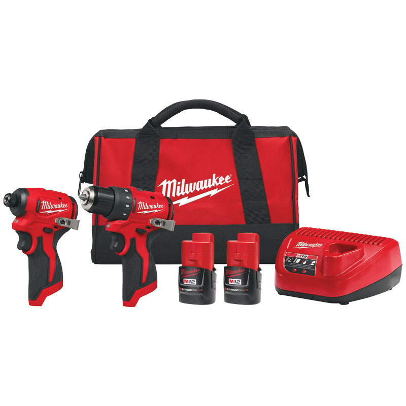Milwaukee® M12 Cordless Brushless 2-Tool Combo Kit