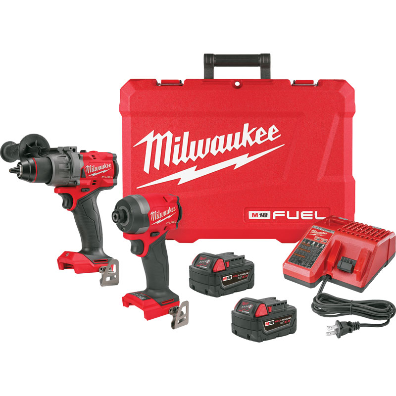 Milwaukee® M18® 18V Cordless Brushless 2-Tool Combo Kit