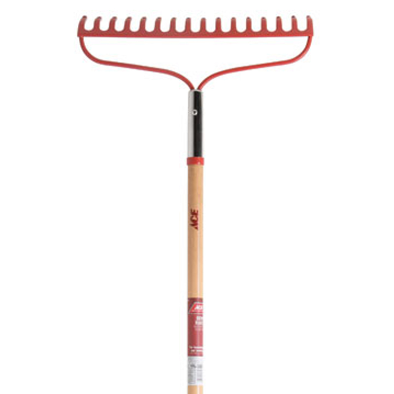 Ace® Long Handle Steel Hoe Rake