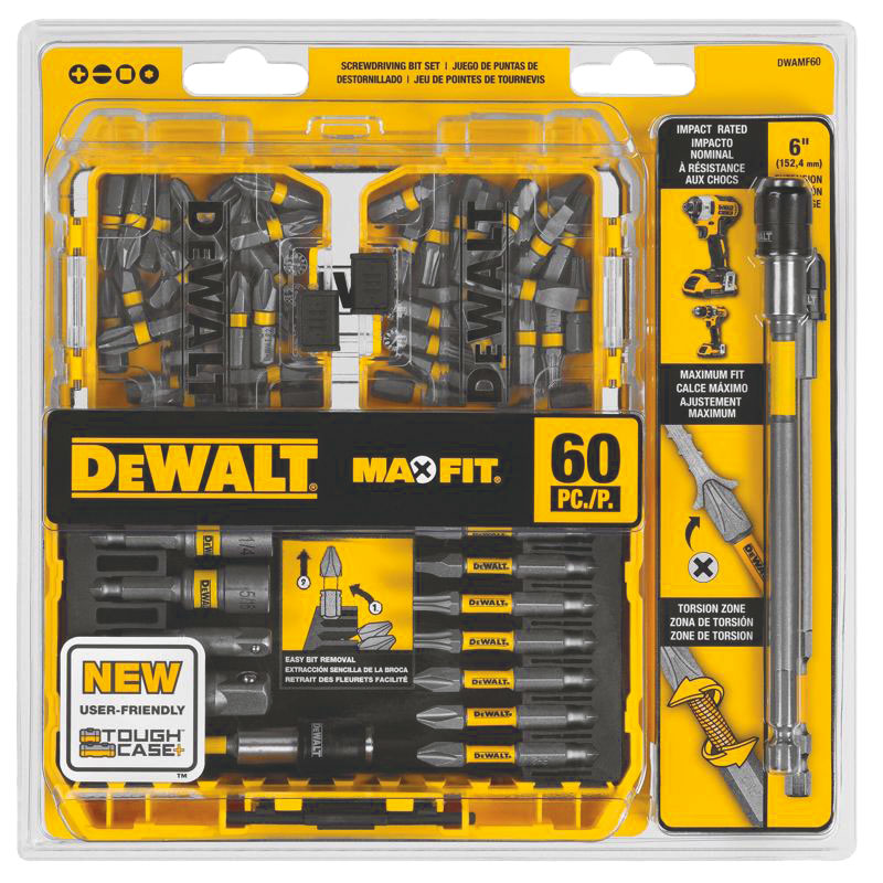 DEWALT® 60 Pc. Max Fit® Screwdriving Bit Set