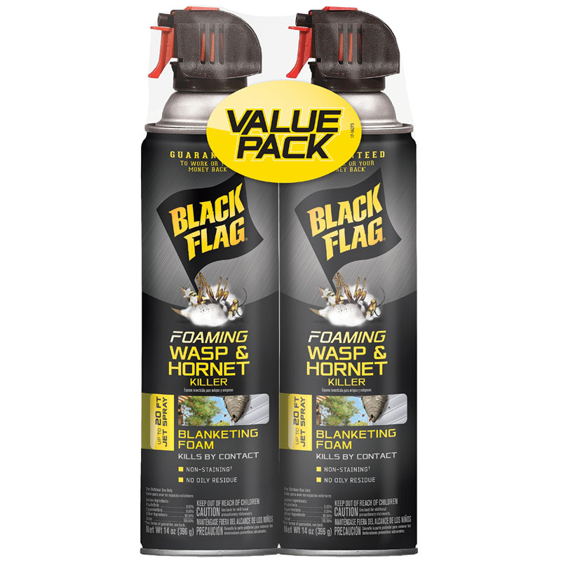 Black Flag® Foaming Wasp And Hornet Killer, 2 Pk.