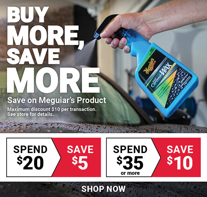 Buy More, Save More Save on Meguiar's Product