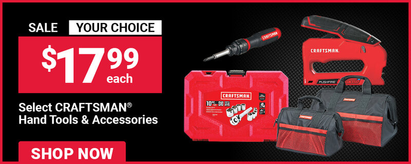 Select CRAFTSMAN® Hand Tools & Accessories