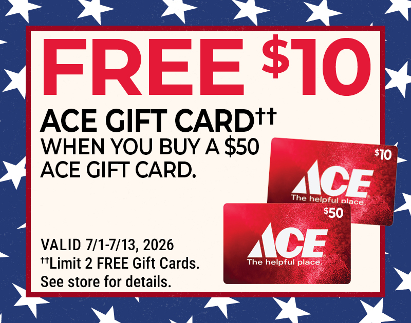 4th Of July - Free $10 Gift Card