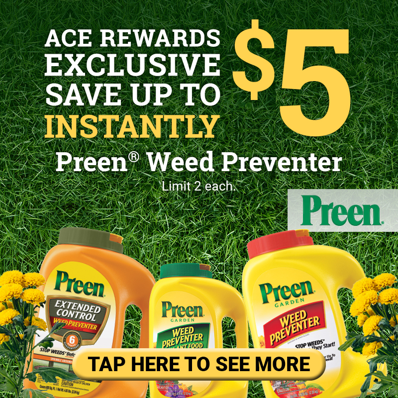 Save $5 on Select Preen® Weed Preventer
