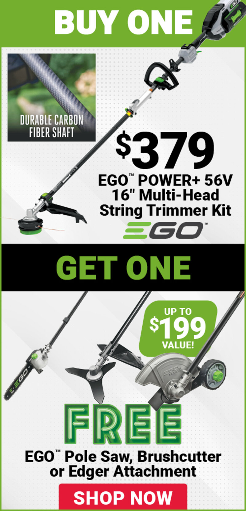 EGO™ BOGO Offer - String Trimmer