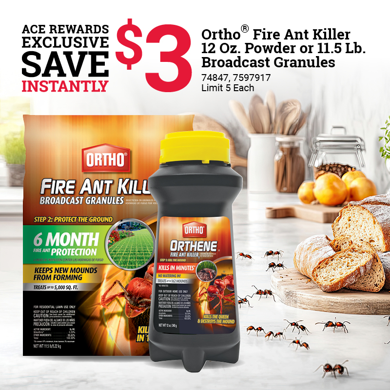 Ortho® Fire Ant Killer 12 Oz. Powerer or 11.5 Lb. Broadcast Granules