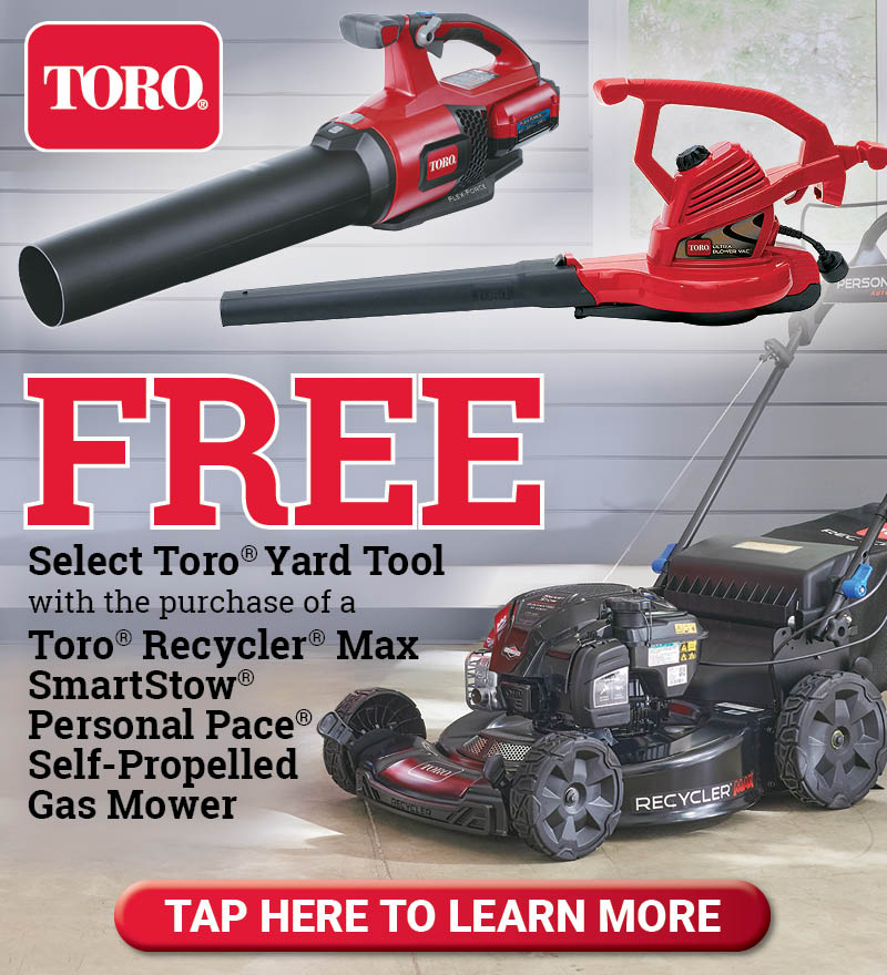 Toro® Recycler® MAX SmartStow® Personal Pace® Gas Mower / Free Toro® Deal