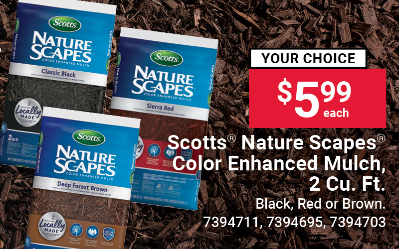 Scott's Nature Scapes® Color Enhanced Mulch